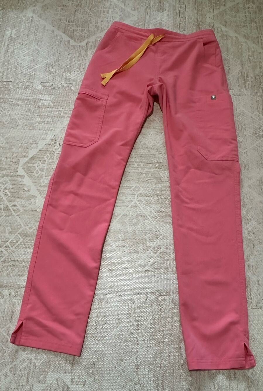 FIGS Women's Yola Scrub Pants Neon Pink Limited Edition Medical Uniform XXS